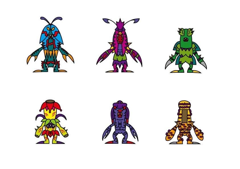 ゲームにも登場できるモンスターお作り致します ゲームモンスターお作り致します！ イメージ1