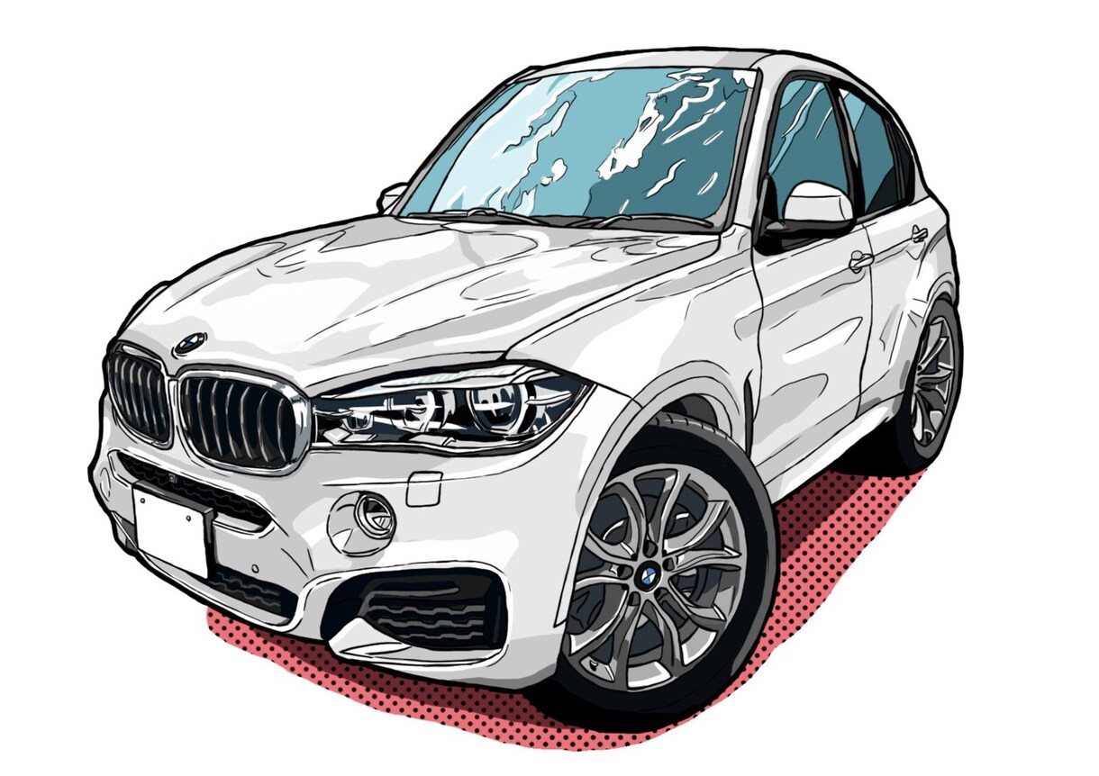 お車のイラストを作成いたします ちょいデフォルメ、ちょいリアル イメージ7