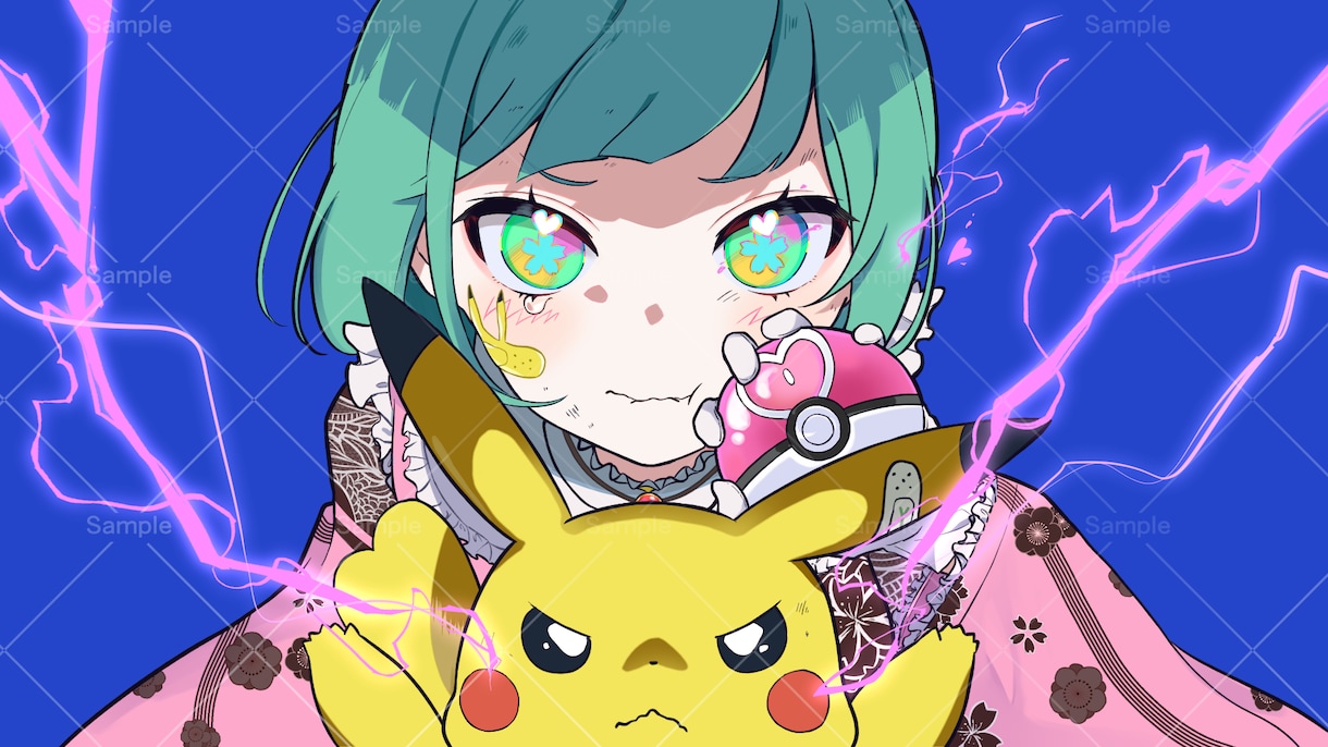歌ってみたやオリジナルMVのイラスト制作をします ※商用可◎歌ってみたをもっと引き立てるイラストを描きます！ イメージ1