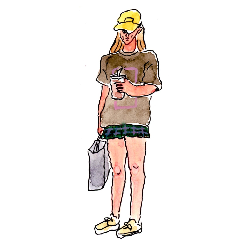 全身、立ち姿をかわいくイラストにします 雑誌などで活躍中のイラストレーターがイラストを描きます イメージ5