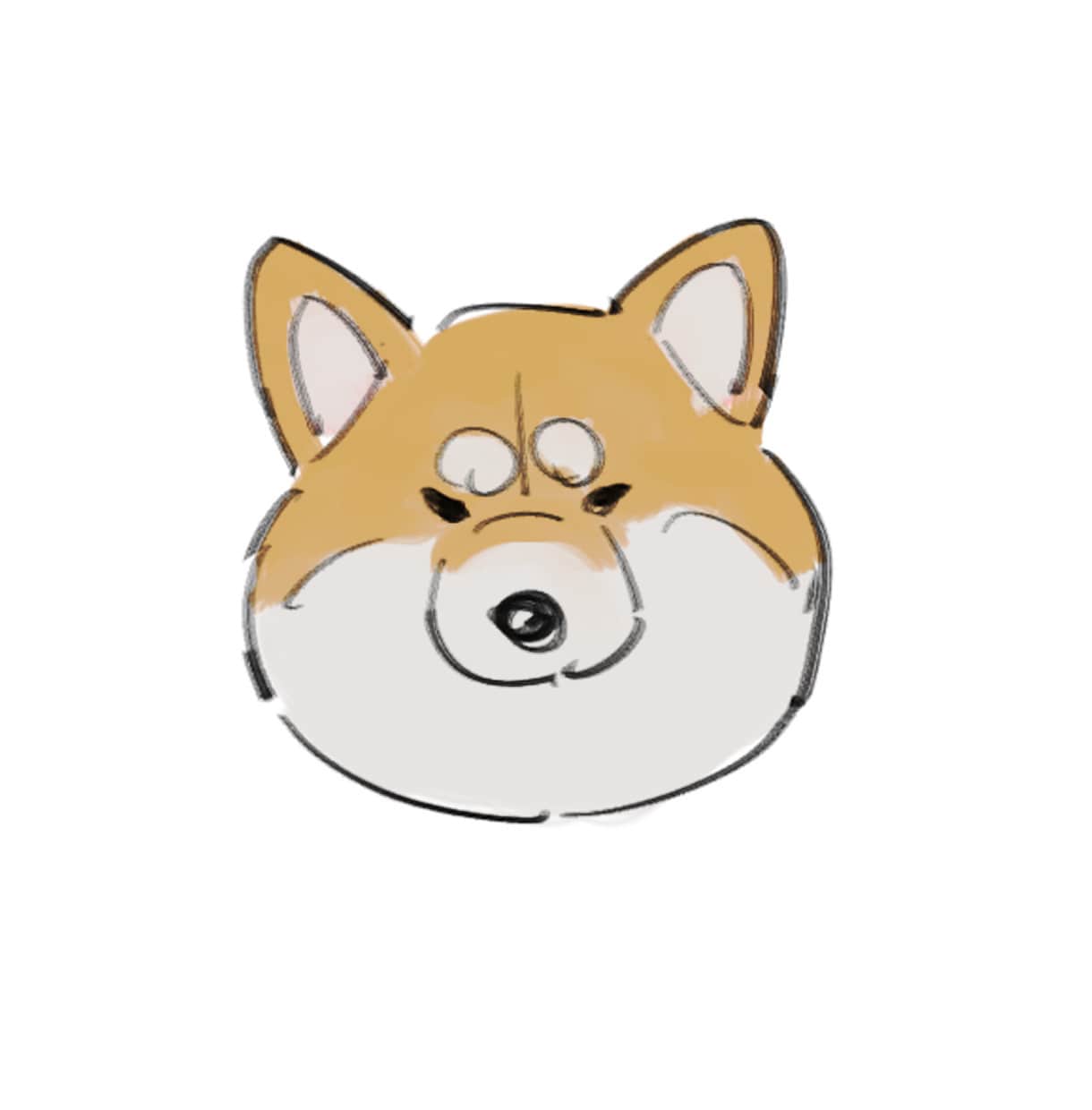 くちゃっとゆるめなペットの似顔絵をお描きします お顔のみで、どんなペットでもお描きします。 イメージ1