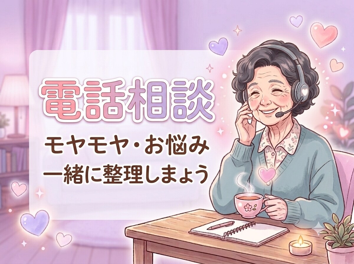 誰にも言えないお悩みや愚痴を否定せず優しく聴きます 誰にも言えない悩みや愚痴を優しく聴き心に寄り添います イメージ1
