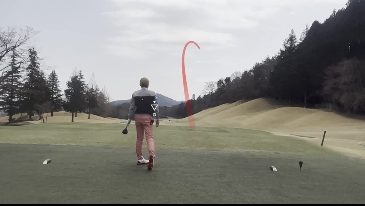 ゴルフショット軌道を入れた動画作成致します ゴルフのショット時のボール軌道を入れた動画『ゴルフサワー』 イメージ2