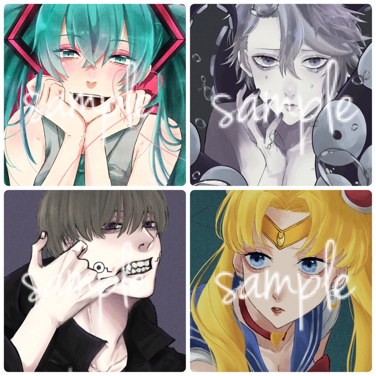 ご希望にお答えできるようなアイコン制作します 主に10〜20代くらいの人物絵を得意としています！ イメージ5