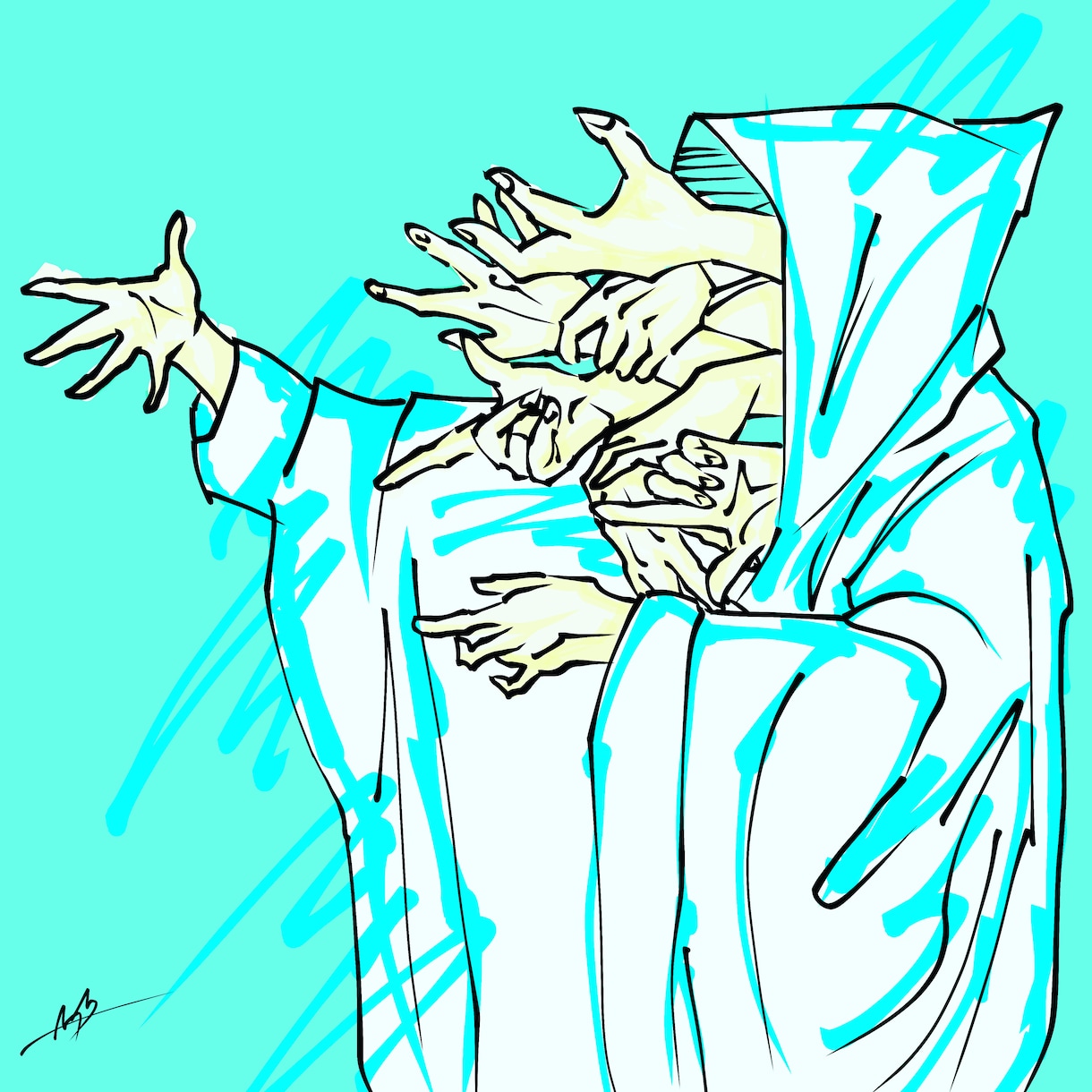 何故か目を引く不思議なロゴ描きます どこか歪で可愛らしい、そんなイラスト描きます。 イメージ2