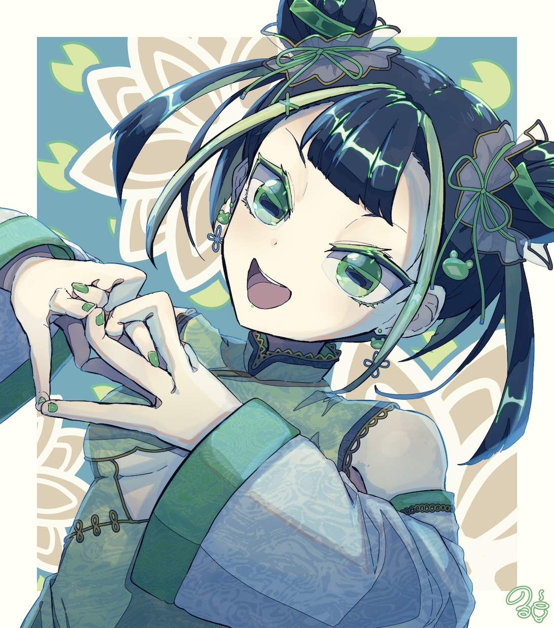 イラスト描きます 縁取りパキッと塗りでクール綺麗かっこいい系イラストを描きます イメージ6