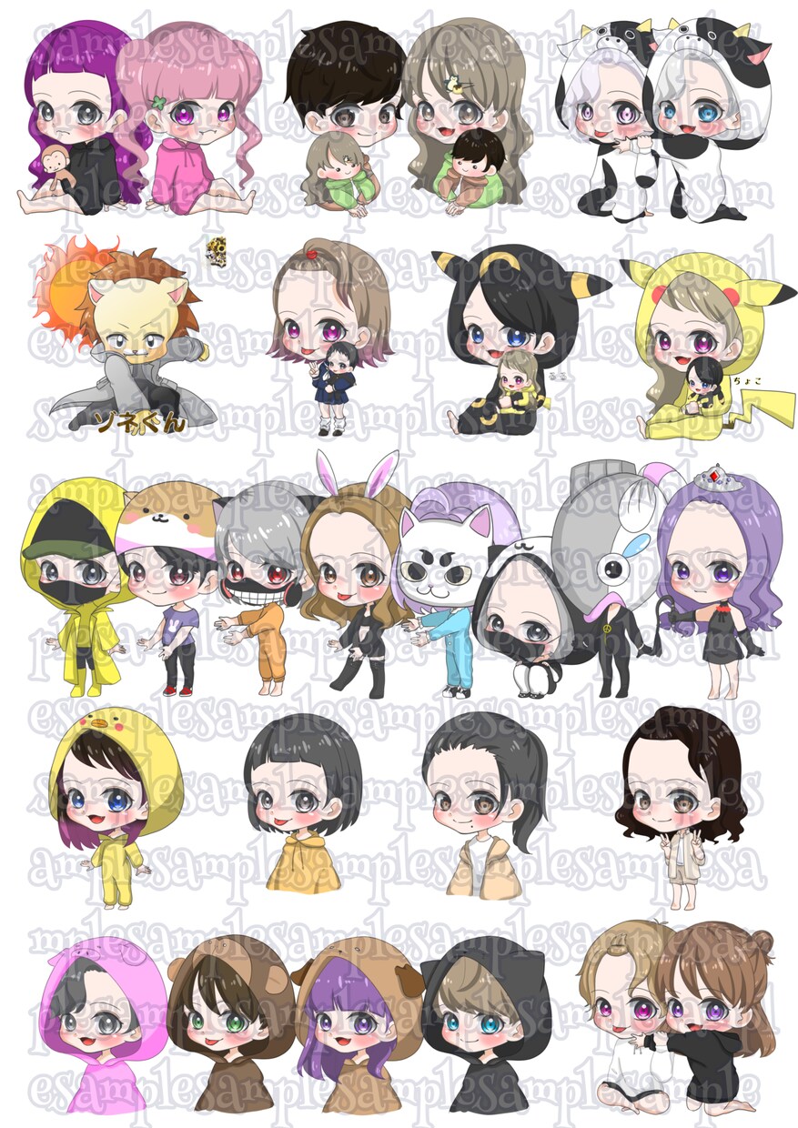デフォルメ絵描きます アイコンなどに使用可能なあなただけのデフォルメキャラ描きます イメージ7