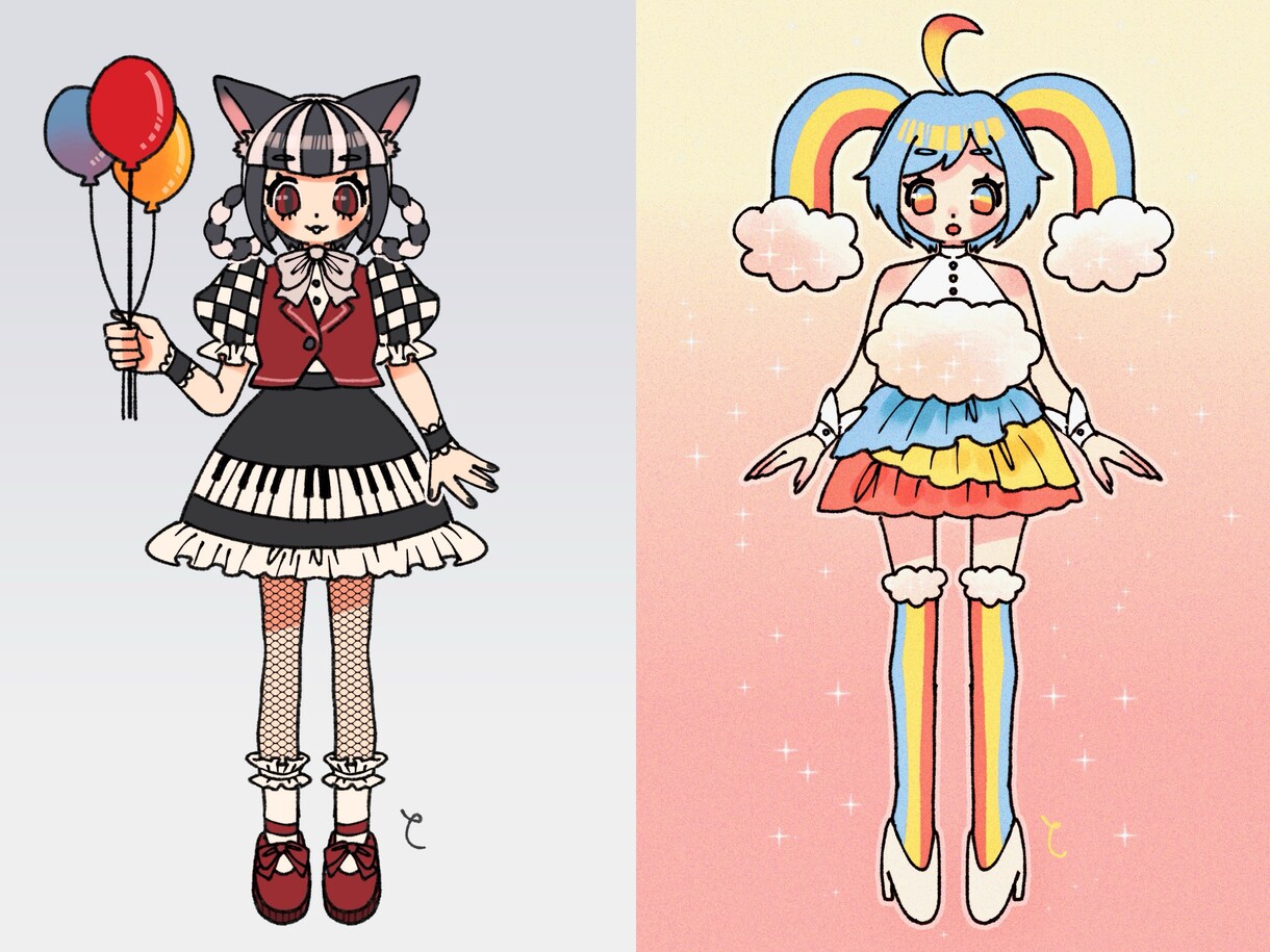 女性のキャラクターデザインします あなたの創作活動をもっと豊かに！ イメージ2