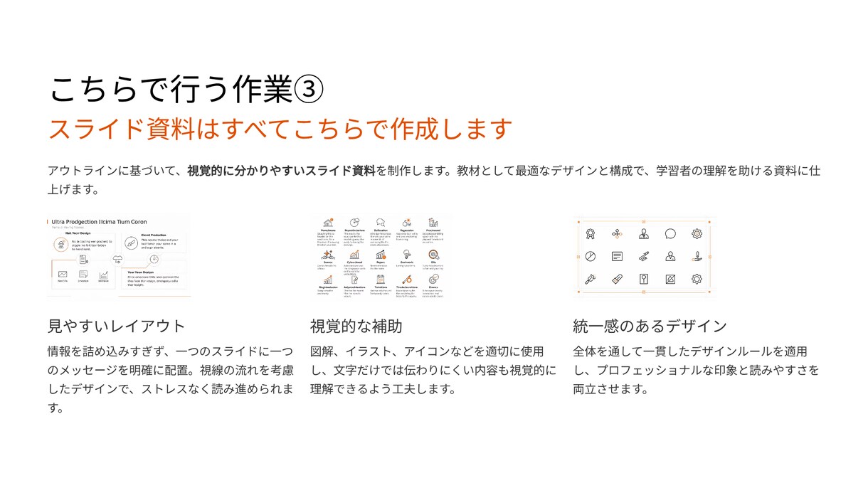 喋らずにテーマ丸投げOK｜動画教材を代行制作します 収録・構成・スライド作成全てお任せ！私が代わりに形にします！ イメージ4