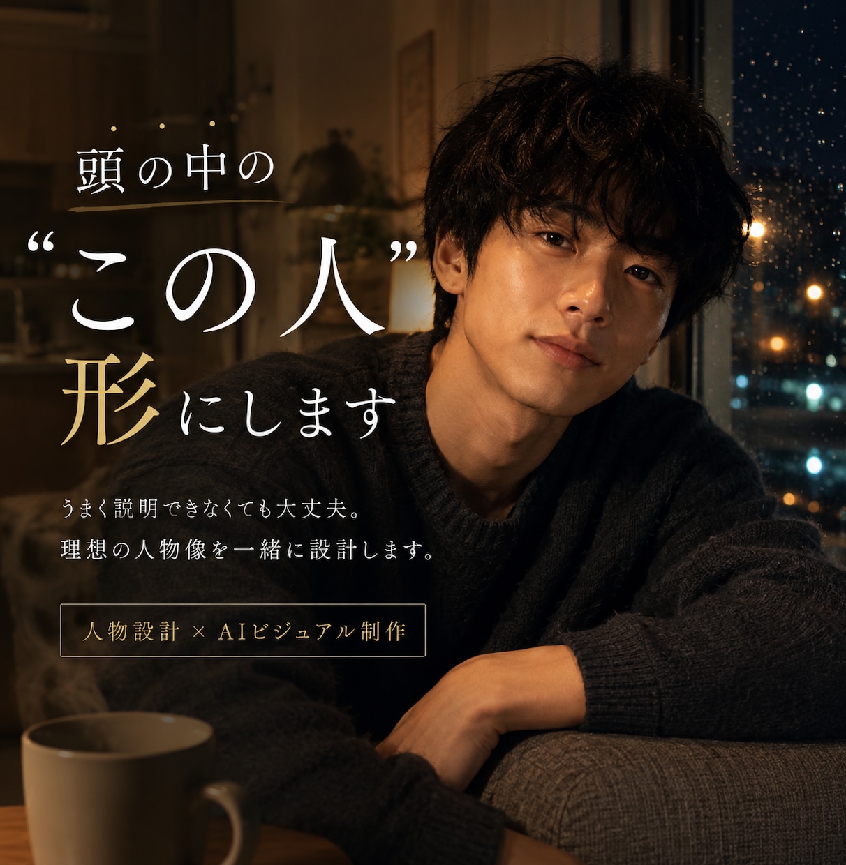 頭の中の"この人"を形にします 思い描く"あの人"に会ってみませんか？ イメージ1