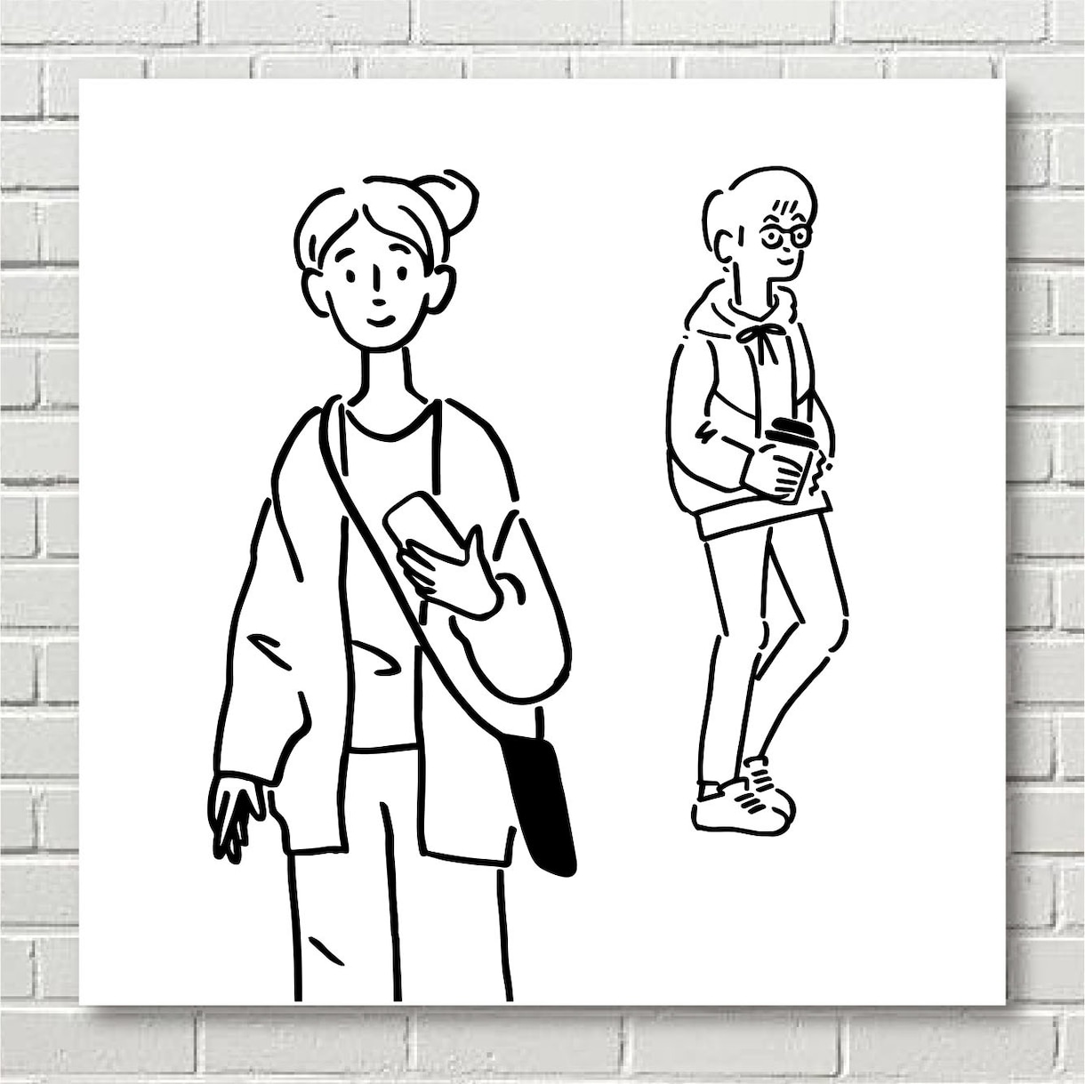 写真やイメージをもとに線画イラストを制作します ＊【商用OK】動画、ブログにも幅広くご活用ください！ イメージ5