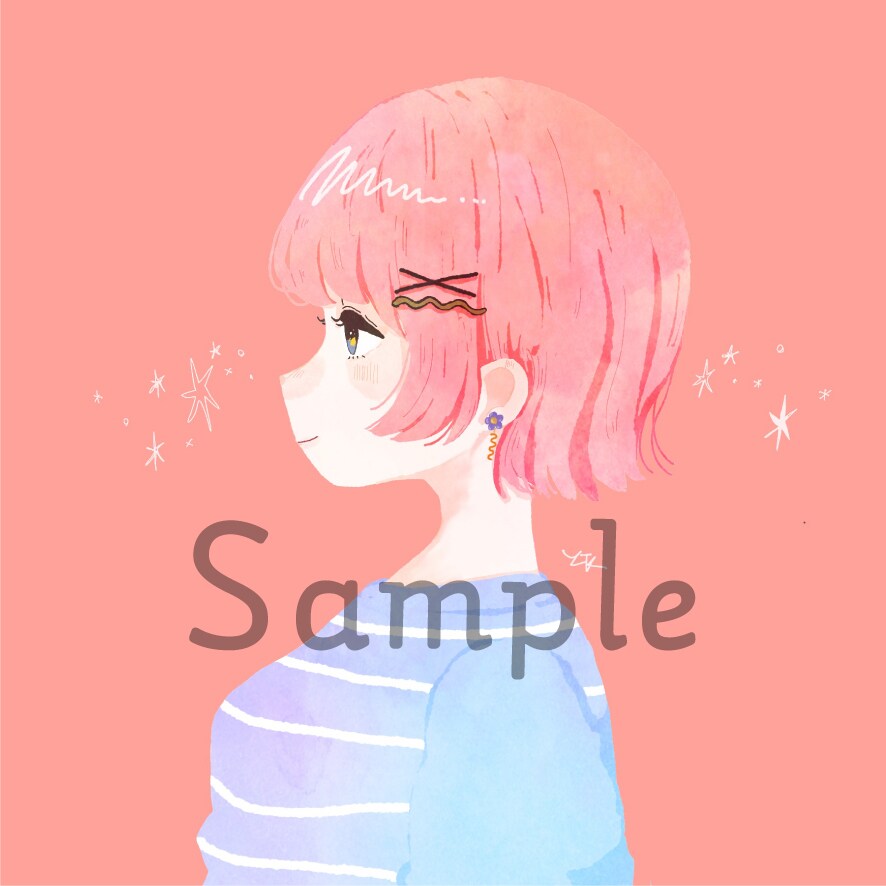 複数人可◎水彩風にふんわりタッチで描きます SNSやLINEのアイコンなどの似顔絵 イメージ2