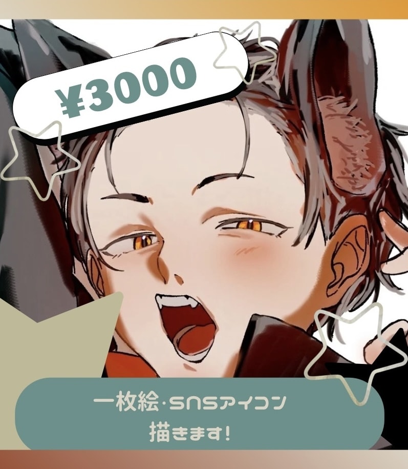 アイコン・1枚絵】綺麗で魅力的なイラスト描きます SNSの顔から動画用まで！透明感のあるイラストをお届け。 イメージ1