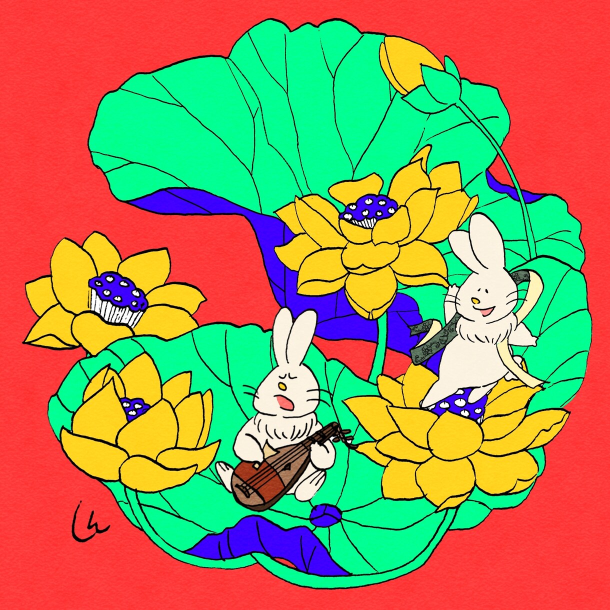 ほんわか手描きのアイコンや挿絵を描きます SNSや挿絵などに！優しい雰囲気のイラストを制作します イメージ5