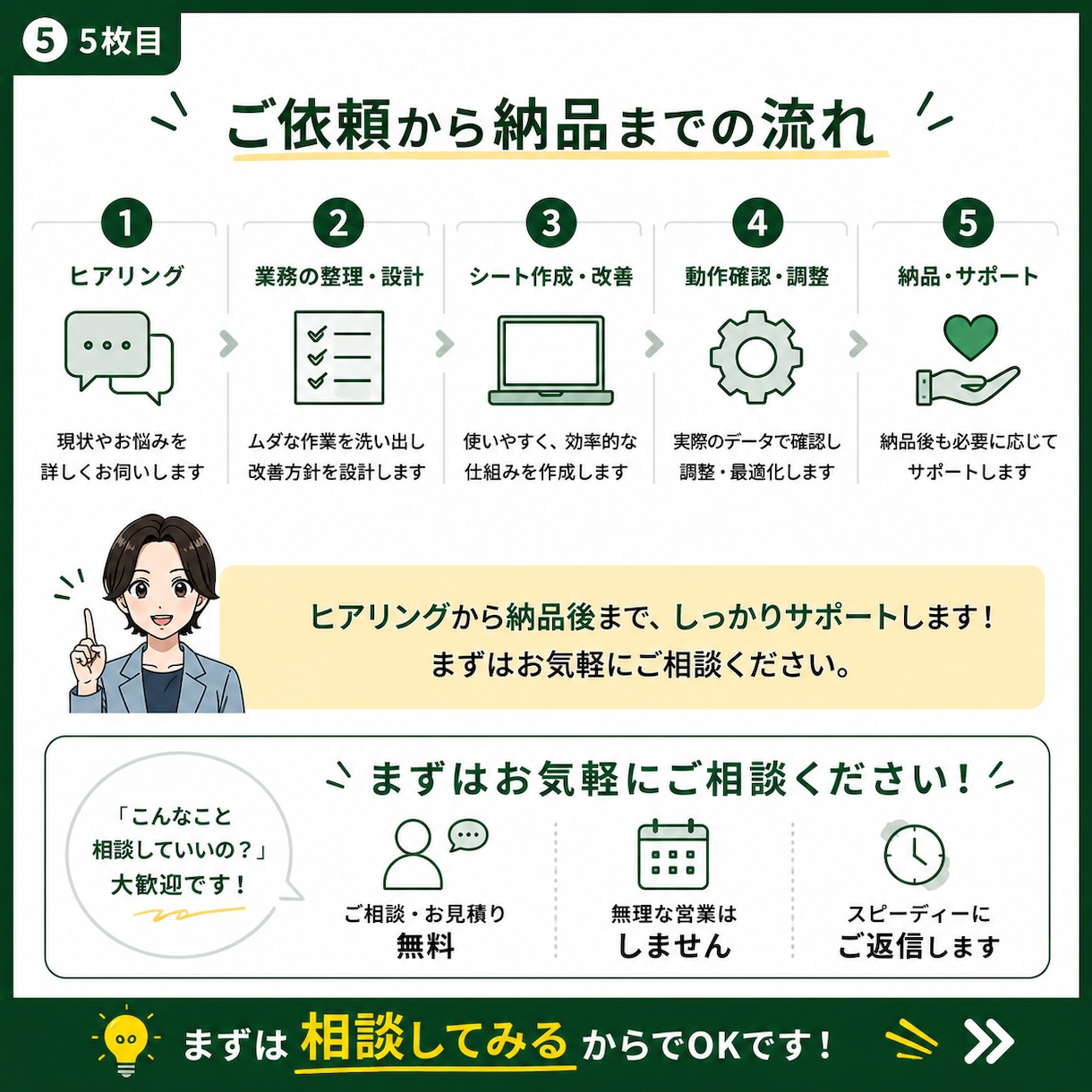 広告運用のExcel・スプシ作業を効率化します 数字をまとめる時間を減らし、成果改善を考える時間を増やします イメージ6