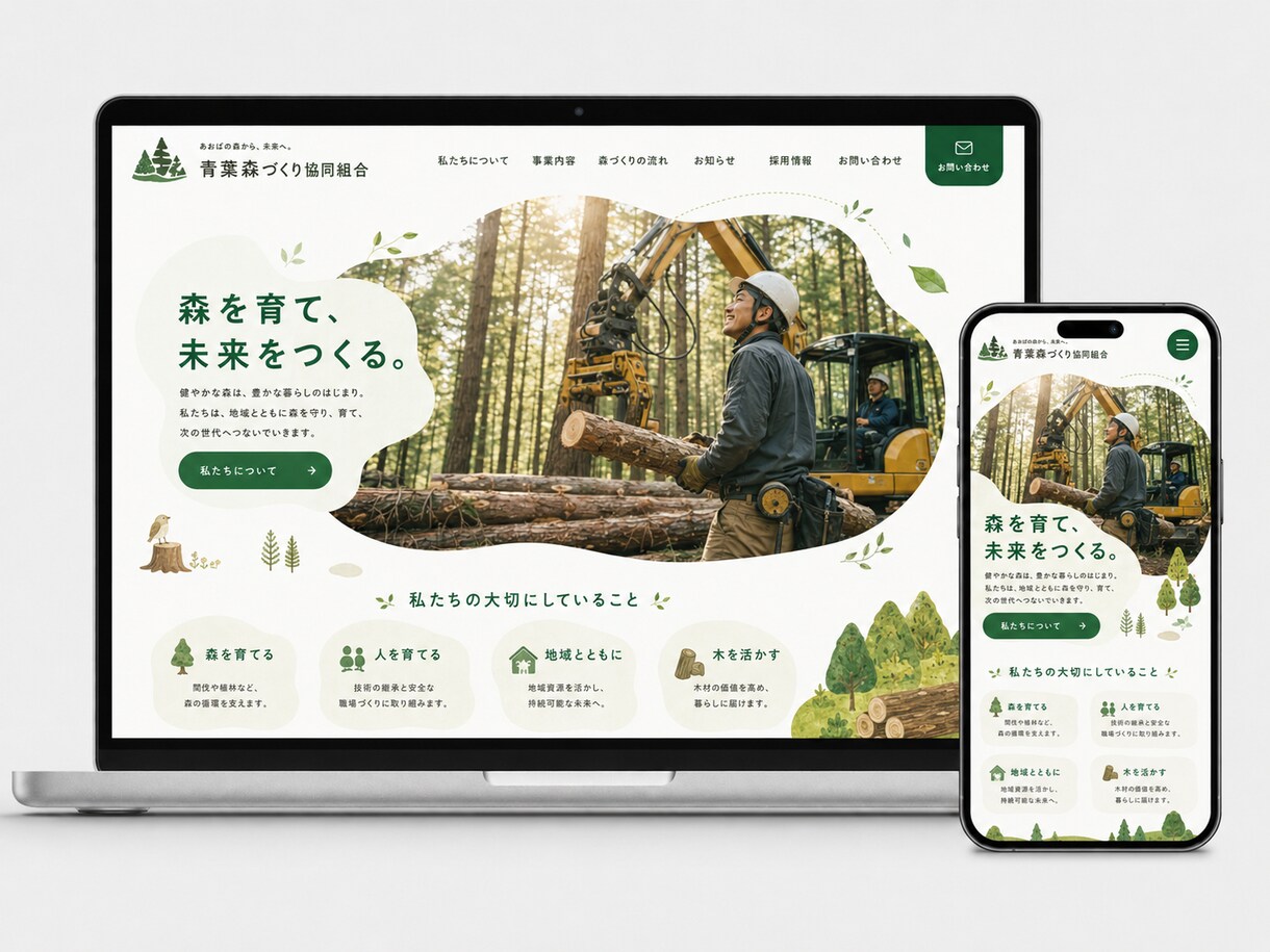 5ページまで対応！高品質なホームページを制作します 【高品質・SEO対策・スマホ対応】納品後はご自身で更新可能！ イメージ6