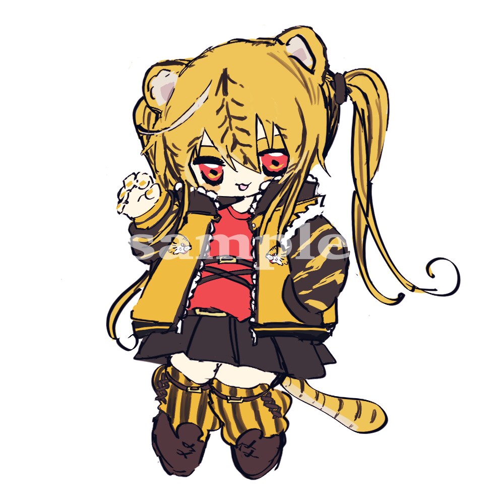 かわいい絵柄でアイコン描きます 通常頭身、デフォルメどちらもお任せ下さい！ イメージ4