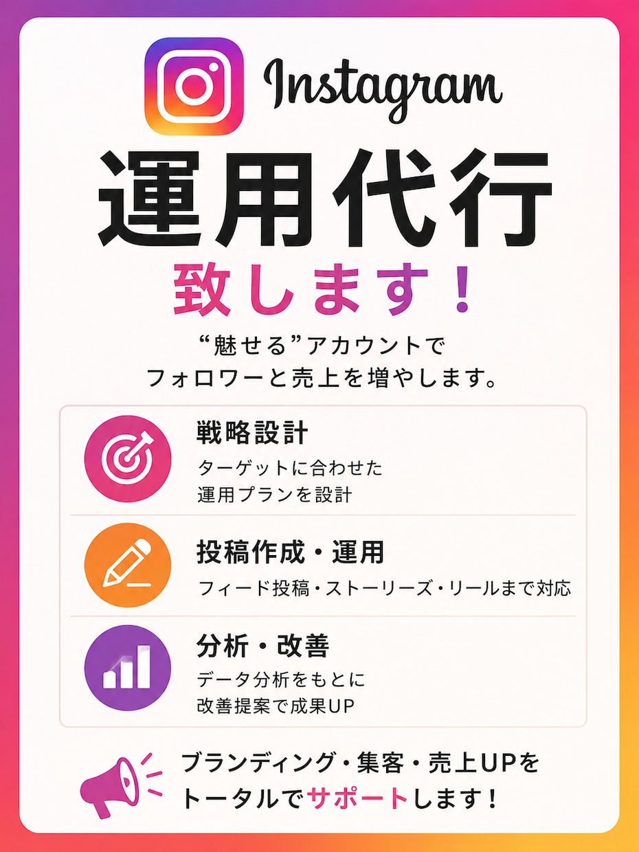 sns運用代行を致します。集客や視聴数を上げれます 集客でフォロワーの増加。閲覧数をあげる事でサイト誘導できます イメージ1