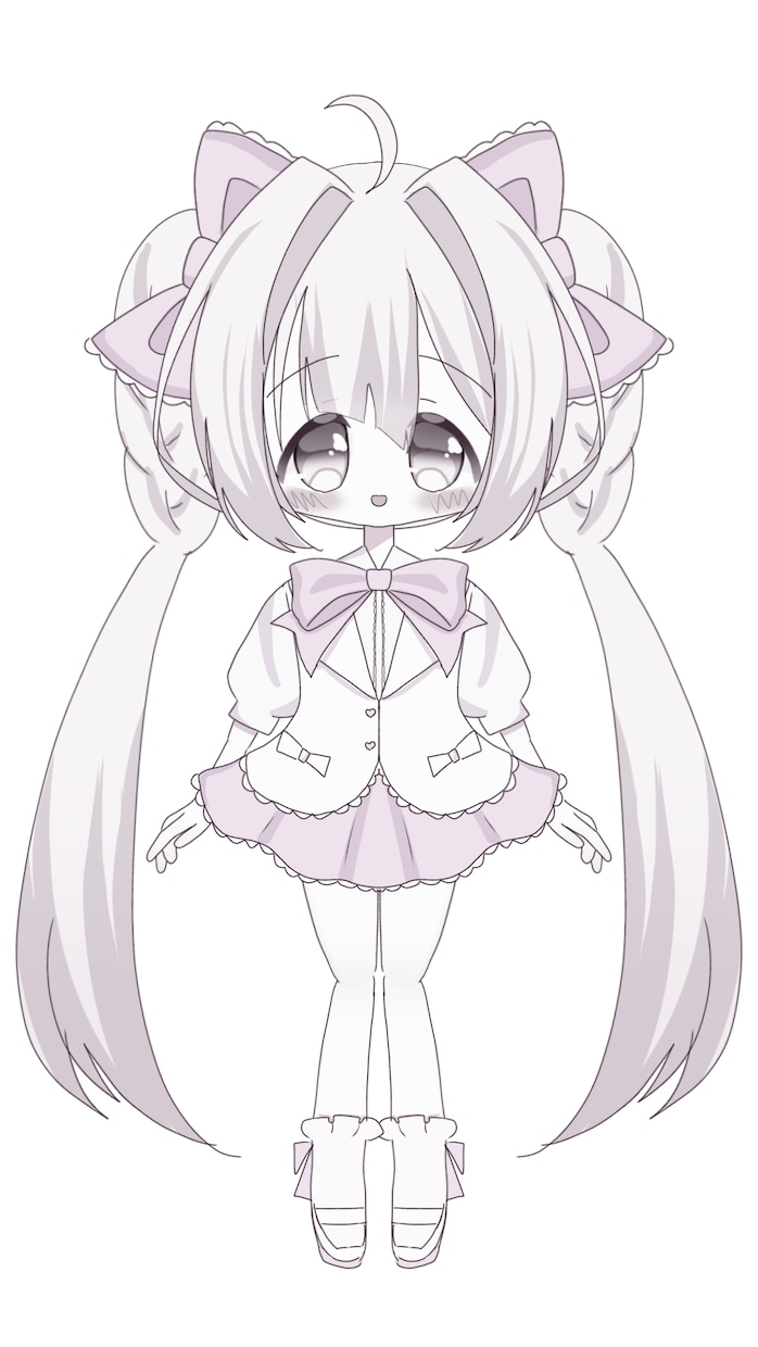 VTuberのパーツ分けイラスト描きます 相場より安めです 50パーツまでで差分入れ放題 イメージ1