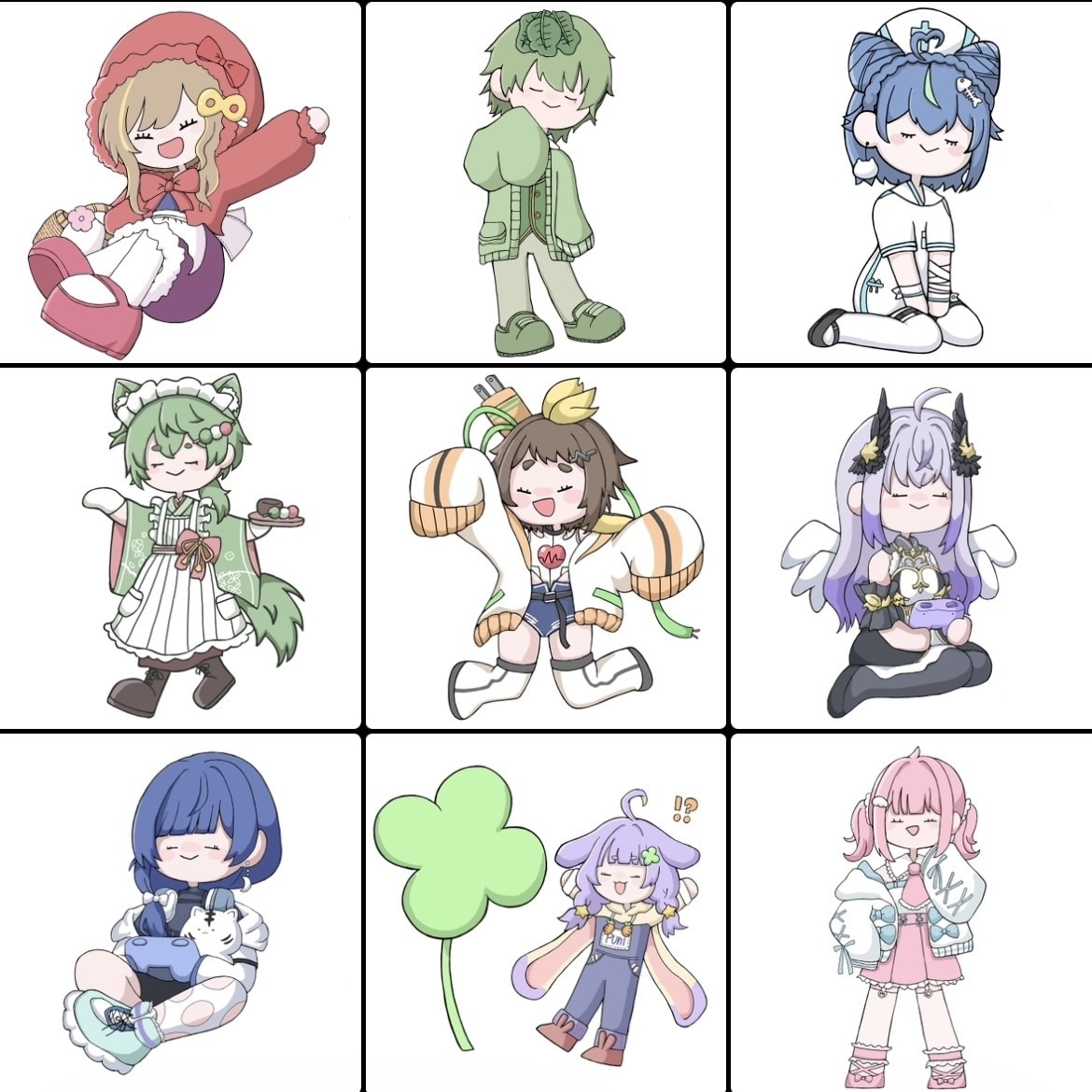 実績100体以上！ゆるいイラストを制作します 商用利用〇 どのようなポーズにも対応しています！ イメージ3