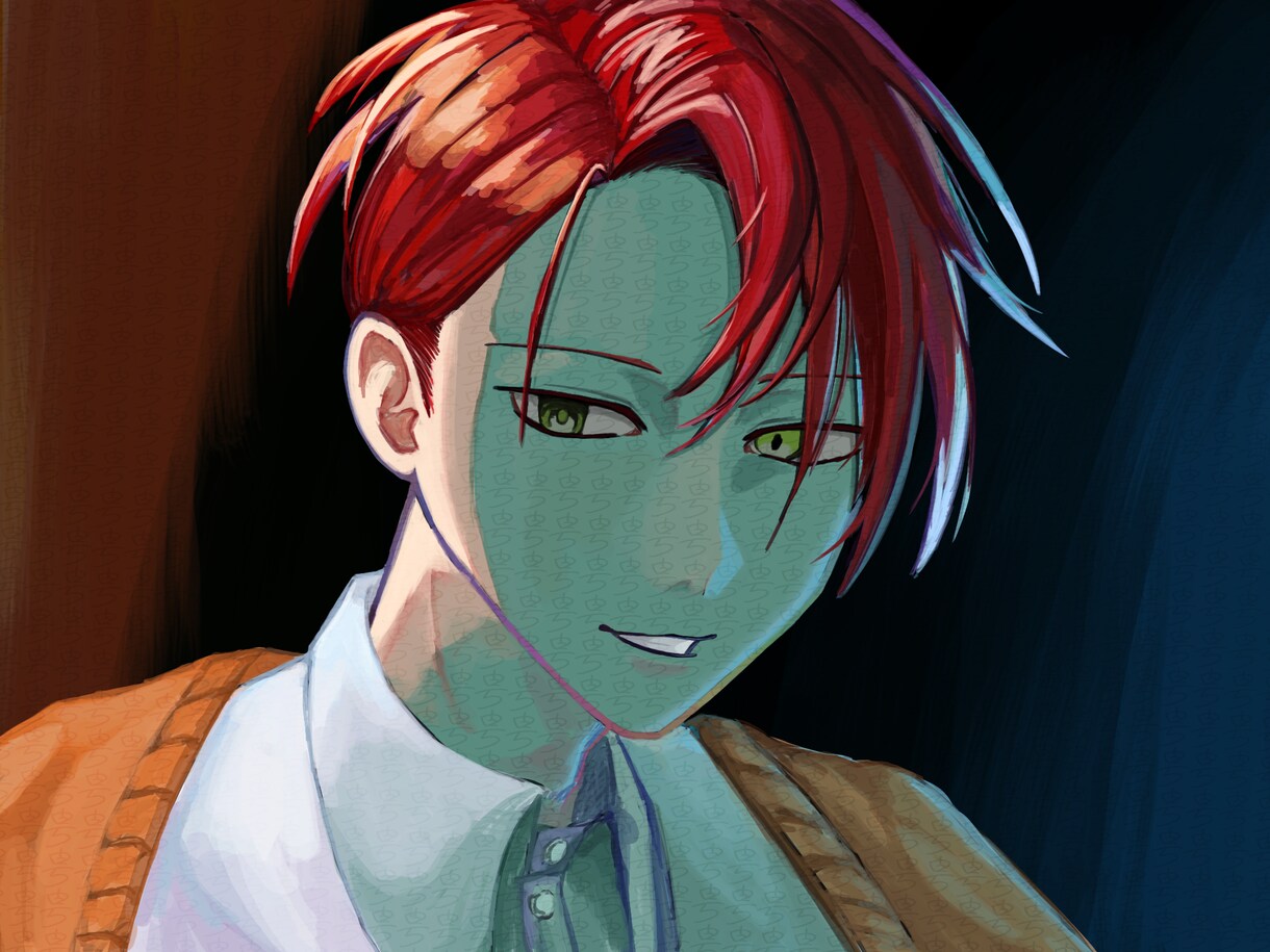アイコン用バストアップイラストを描きます 手軽にアイコンが欲しい方におすすめ♪ イメージ1