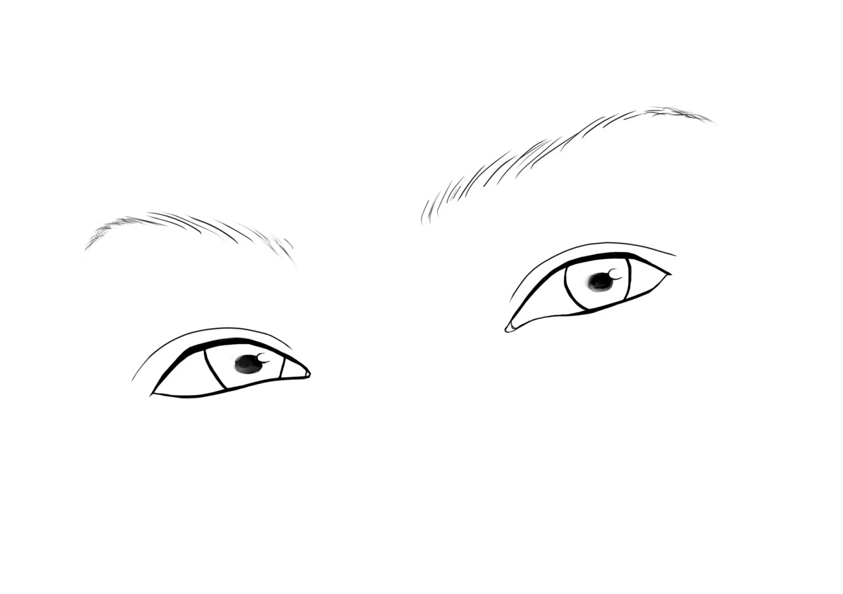 眉毛デザインのイラスト描きます サロンでお使いいただける眉のデザインを作成します イメージ3