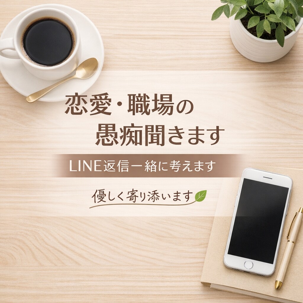 恋愛・職場の愚痴聞きます ・ただ愚痴を聞いてほしい・モヤモヤを整理したい イメージ1