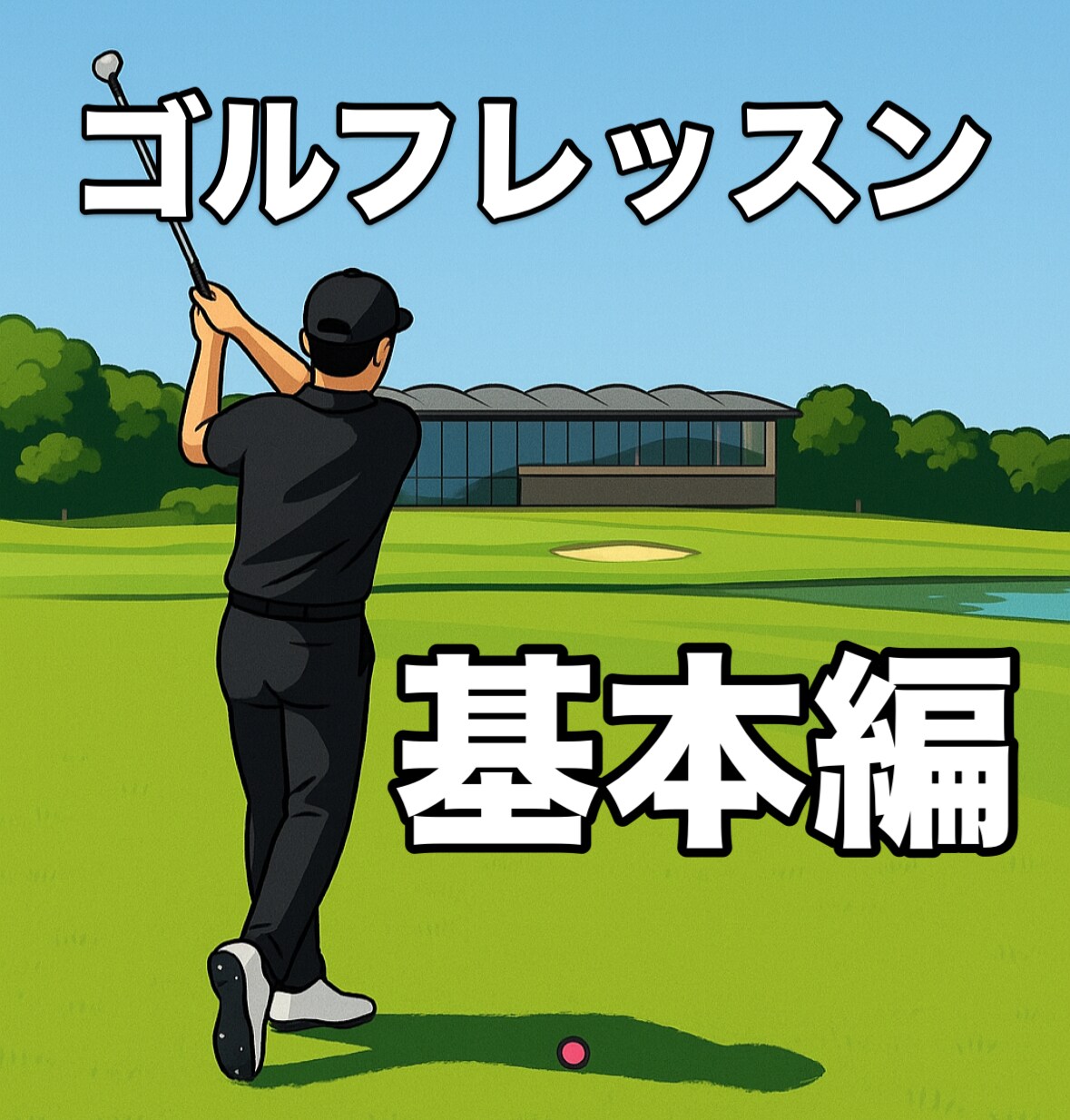 基本編　3回集中レッスンでスコアアップさせます きれいなスイングでスコアを安定させたい方へ イメージ1