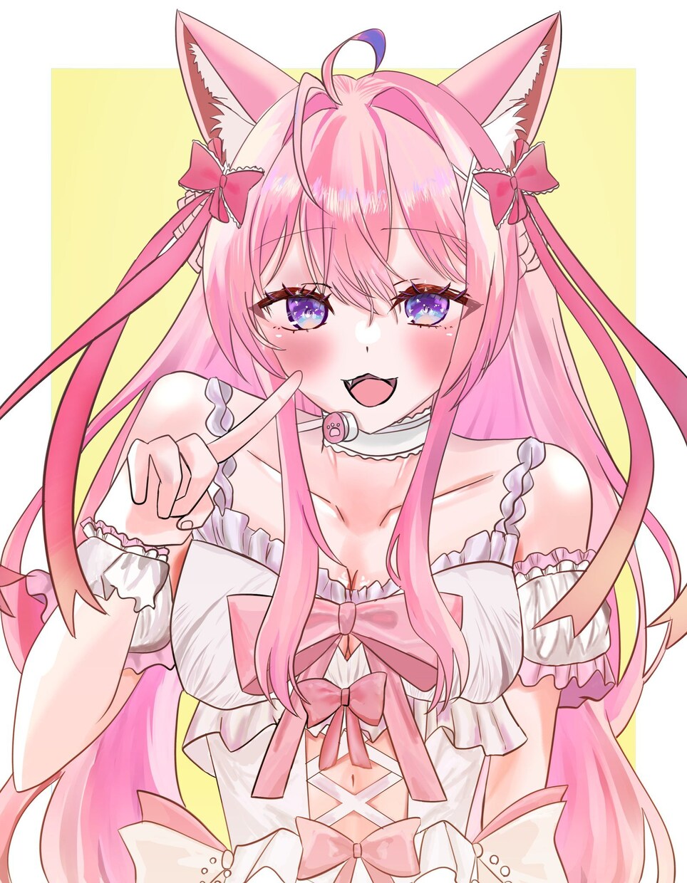 SNS向けのキラキラアイコンを描きます 彩度高めな目を惹くイラストです！ イメージ3