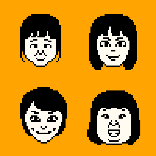 あなたのドット絵似顔絵　作成します 名刺やsnsのアイコンにぴったりのドット絵似顔絵です イメージ3