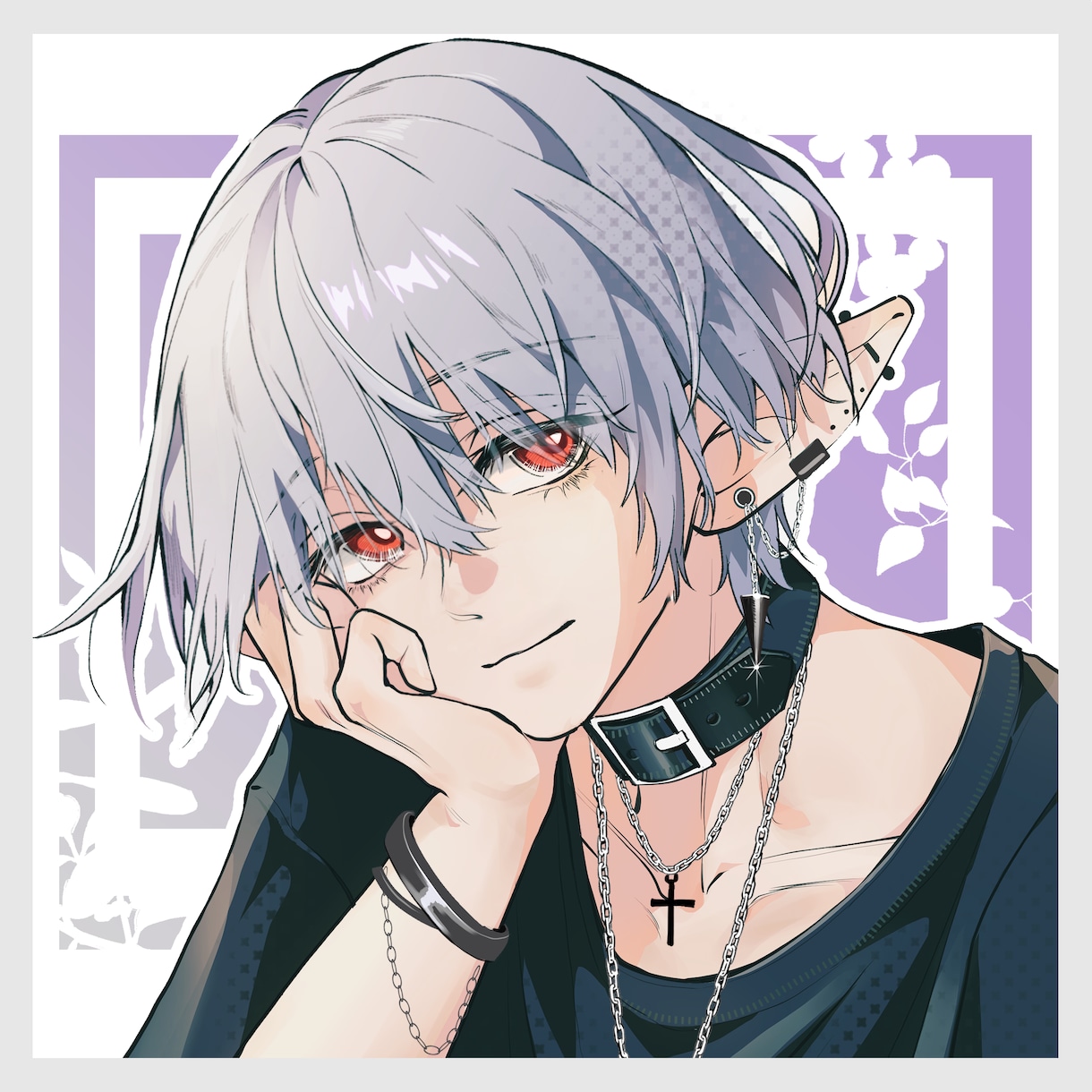 9月まで初出品記念♡女性向け男性キャラを描きます イケメン美青年などご希望の雰囲気に合わせて丁寧に制作します。 イメージ2
