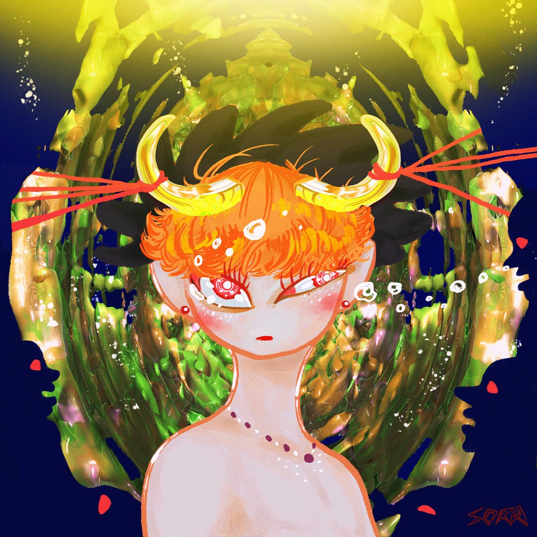 ジャンル問わず自分にしか作れない世界観を描きます 2019年から今まで350点以上の作品を制作。 イメージ1