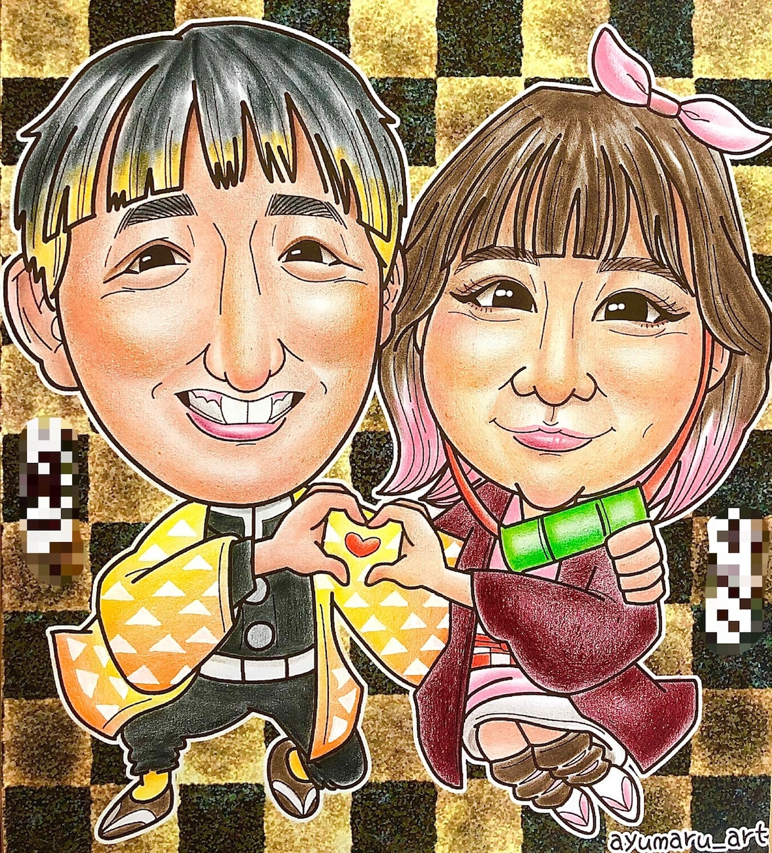 可愛過ぎる♡そっくり似顔絵お描きします ♥プロ似顔絵師が描く面白可愛いそっくり爆笑似顔絵♥ イメージ6