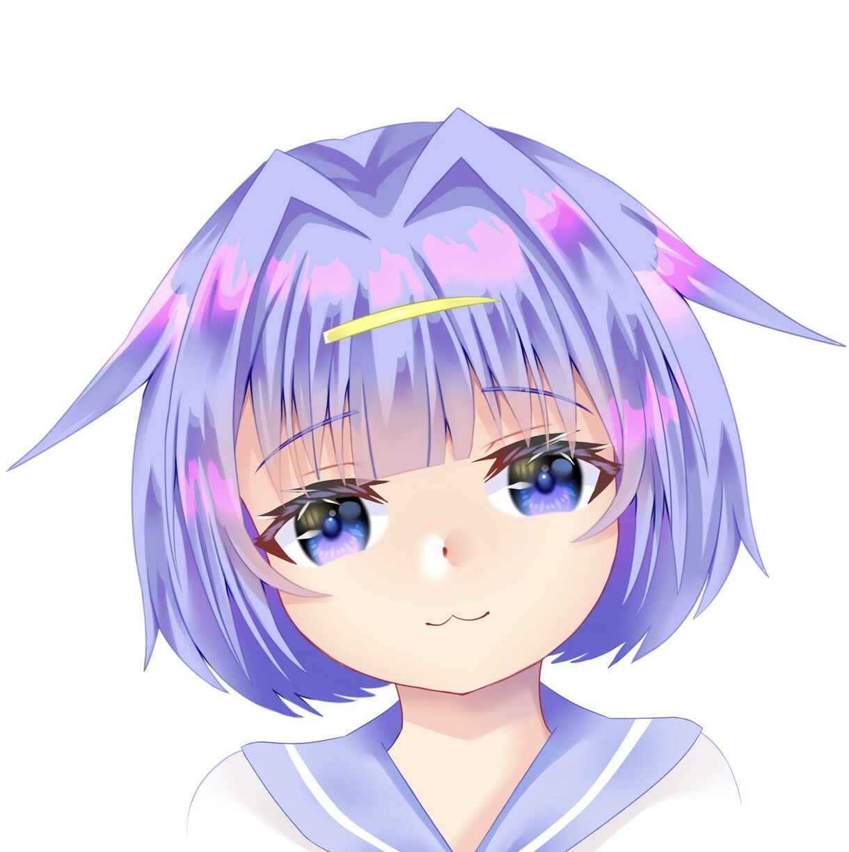 ゆるかわ×透明感！オリジナルSNSアイコン描きます SNS・配信で使えるキラキラ瞳のかわいいアイコンを制作します イメージ2