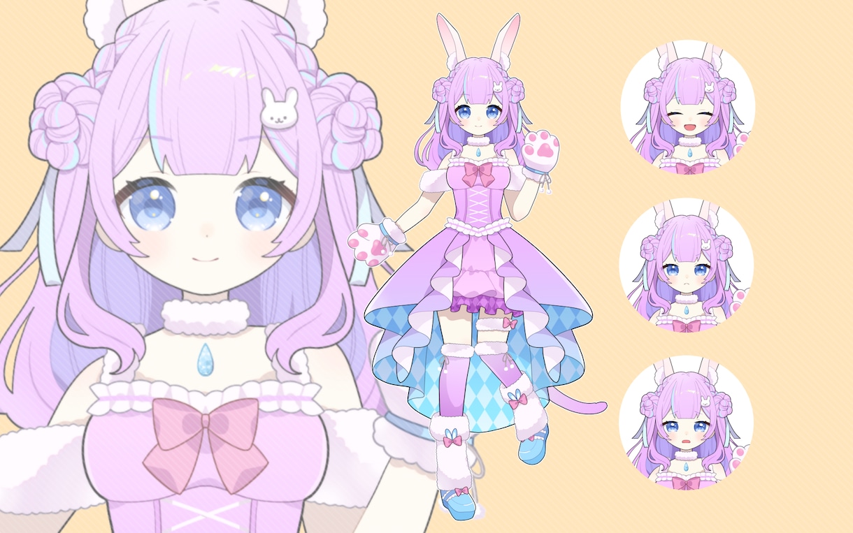 歌ってみたMVなどイラスト描きます Vtuber、歌ってみたなどに使えるイラストを描きます イメージ10