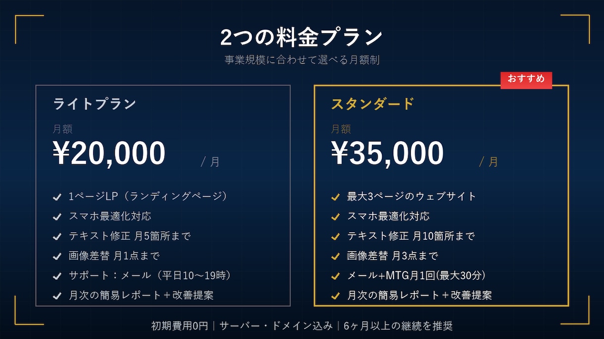 事前デモ無料｜反応を考えて設計するHP制作をします 最大3ページ＋月1MTG＋毎月改善提案。じっくり育てる月額制 イメージ2