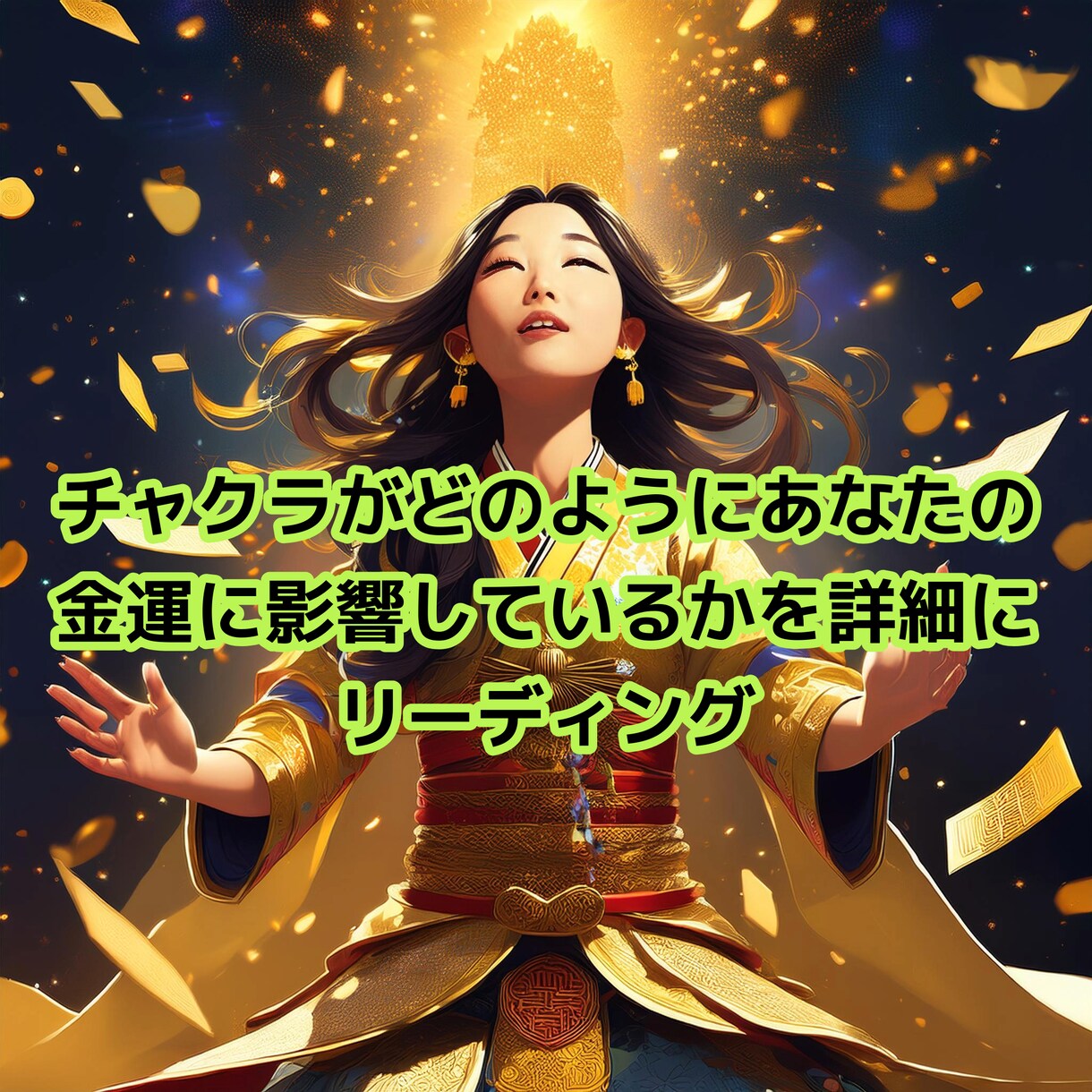 金運チャクラ鑑定で収入を上げる開運方法を教えます 金運を高めるためのチャクラリーディング イメージ2
