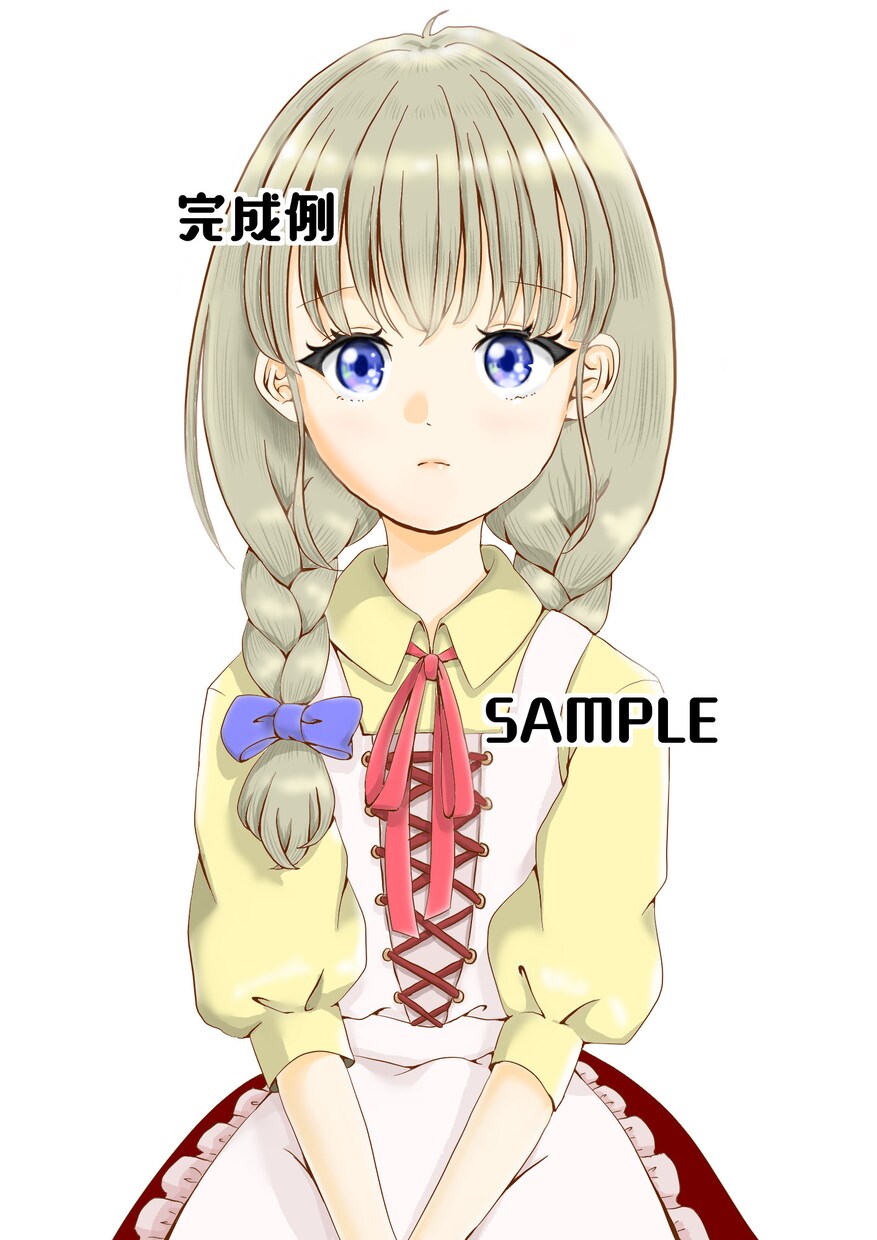 女の子のSNSアイコン作成します 最短即日でアイコンイラスト作成します！ イメージ1
