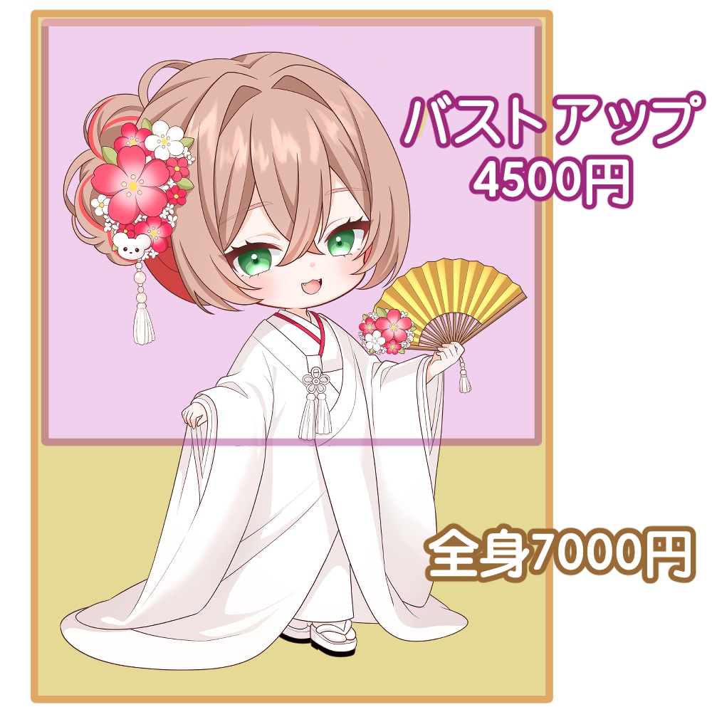 商用利用無料！かわいいミニキャラのイラスト描きます 表情差分ポーズ差分、キャラデザあります！動画内イラストにも！ イメージ2