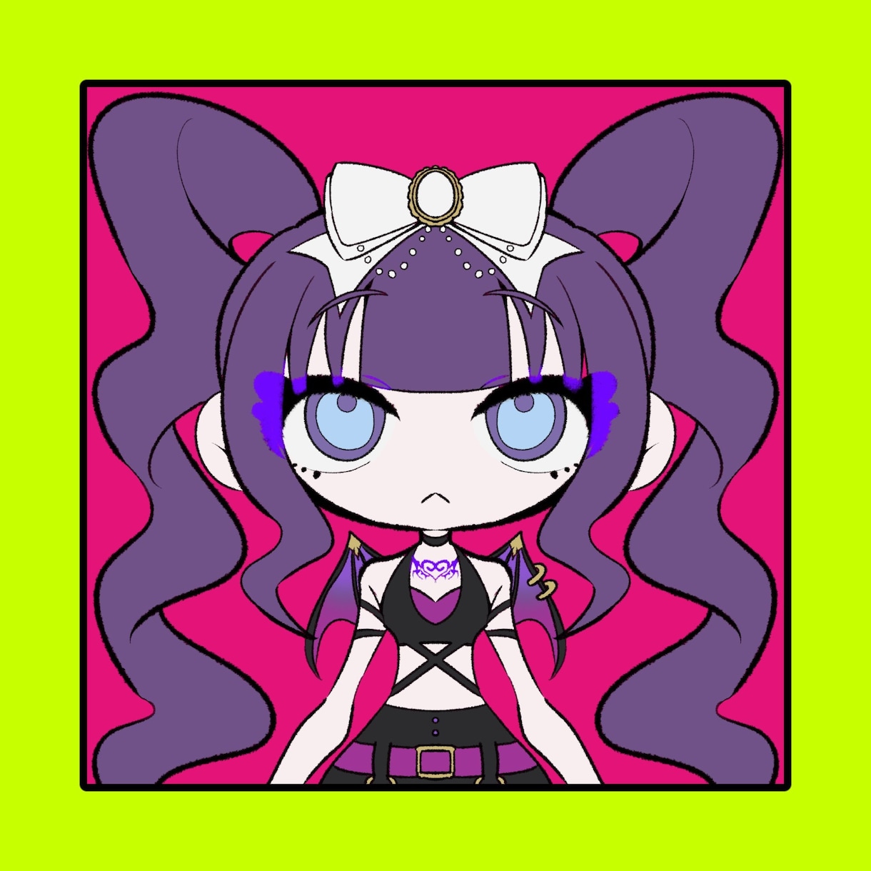 萌え系カートゥーン風なアイコン描きます かわいいキャラクターデザイン！SNS用のアイコン イメージ2