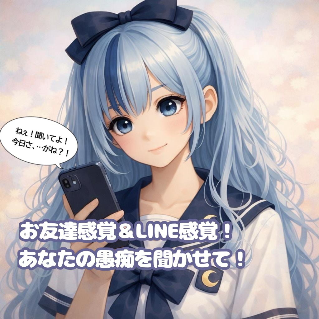 友達感覚で皆さんの愚痴を聞きます 現役学生があなたの、日頃の愚痴を聞きます!! イメージ1