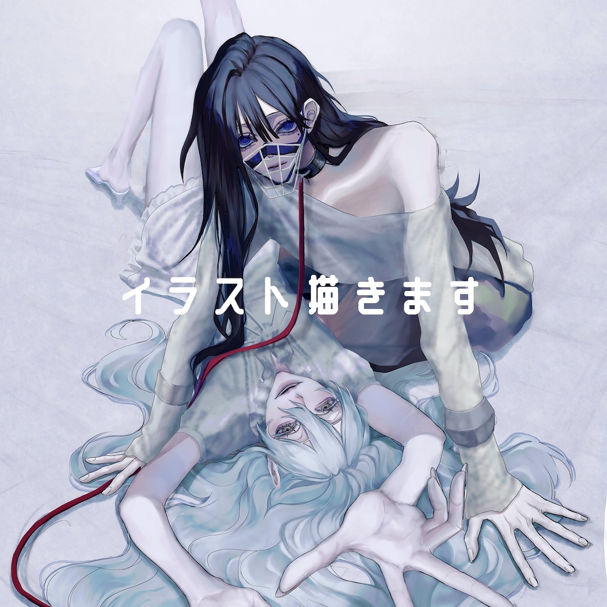 気怠さと儚さを纏う人物を描きます 立ち絵/一枚絵/キャラデザ　制作いたします イメージ1