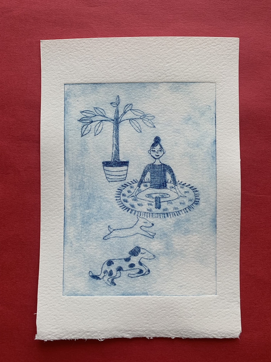 版画（ドライポイント）作成します 深みのあるイラストいかがでしょうか。 イメージ3