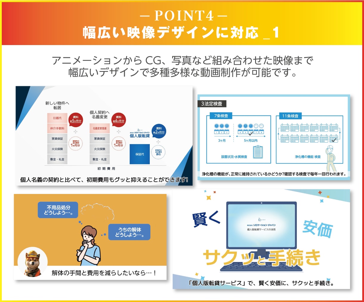 シンプルで伝わるサービス紹介PR動画を制作します 「伝わりやすい」アニメーション動画を、無理なく、ちょうどよく イメージ5