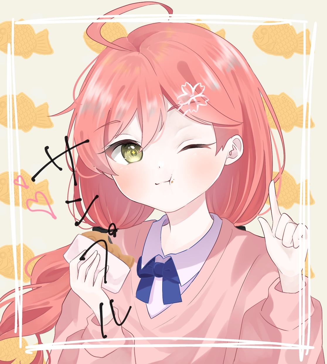 単体絵・夢絵 お描きします 可愛いくて目に留まるイラストを描きます！！ イメージ4