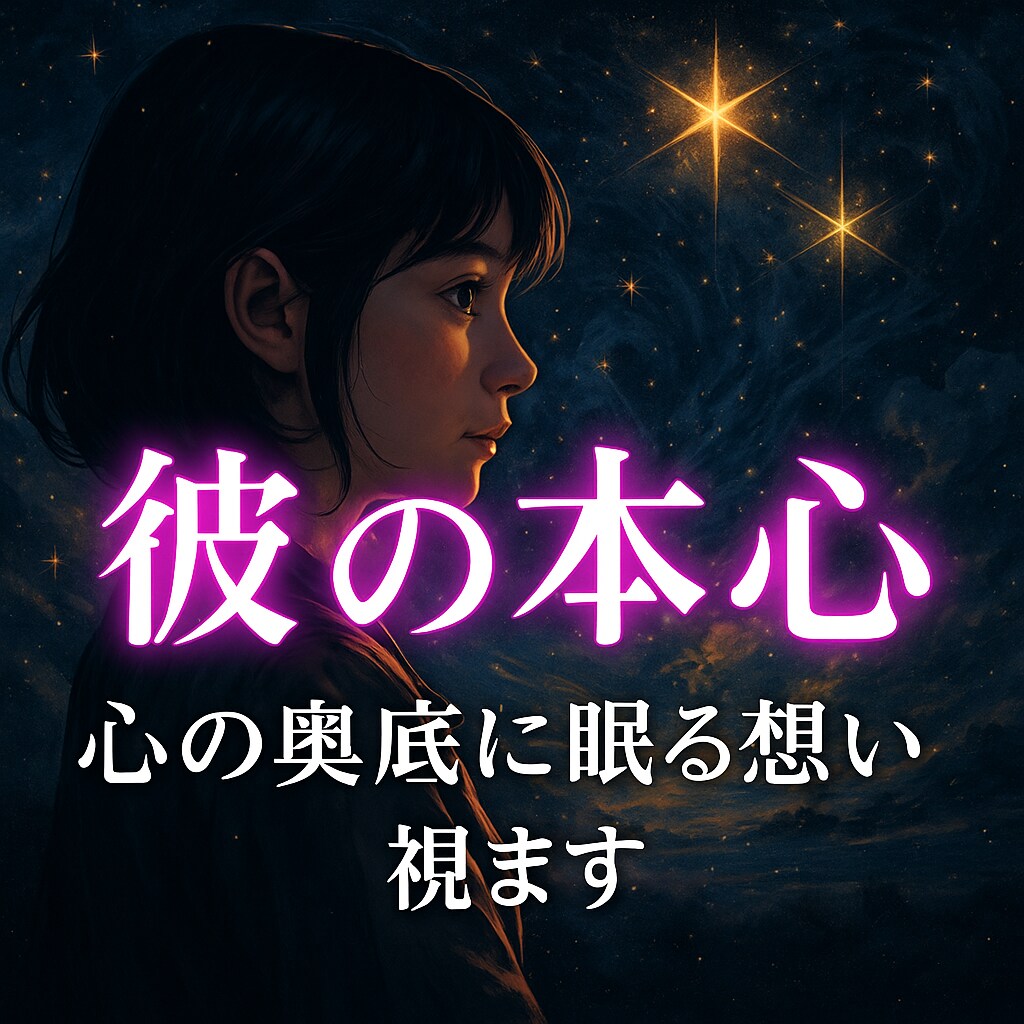 聖魔術と星の導きで、彼の本音と恋の未来を霊視します あなたに届くのは、彼が隠してきた“心の奥の想い” イメージ1