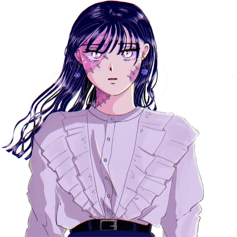SNS用の女の子のアイコン描きます おしゃれで人の目を引くアイコンはいかがですか？ イメージ2