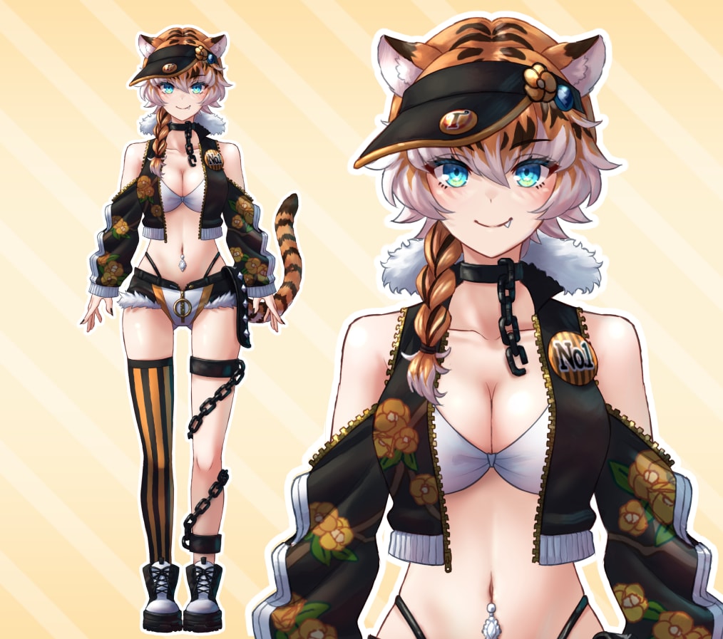 Vtuber、配信者向けキャラデザ制作します Vtuber、IRIAMなどキャラデザイラストを制作！ イメージ2