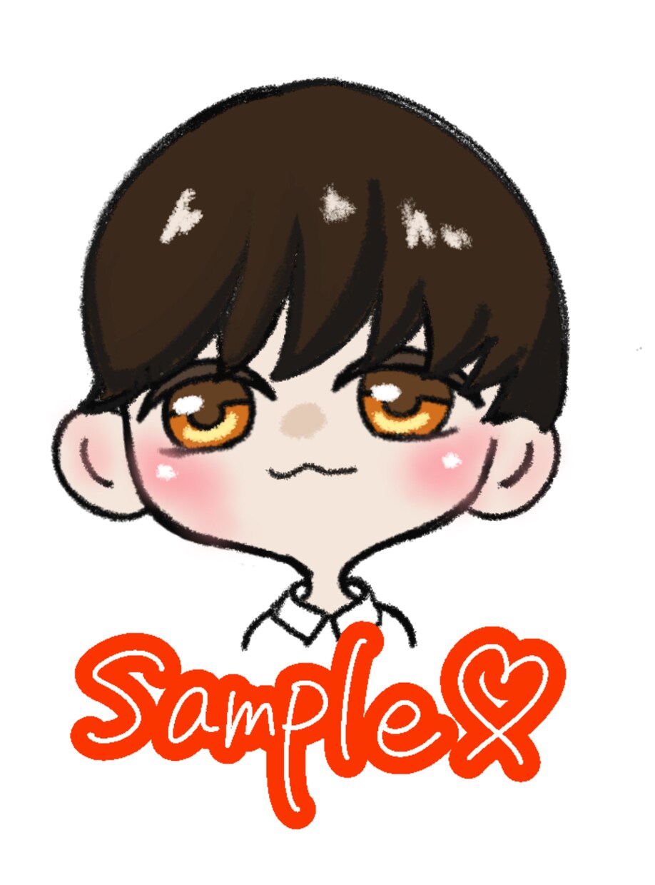 かわいいミニデフォルメキャラ描きます SNSなどで使えるかわいいアイコン作成します！ イメージ8