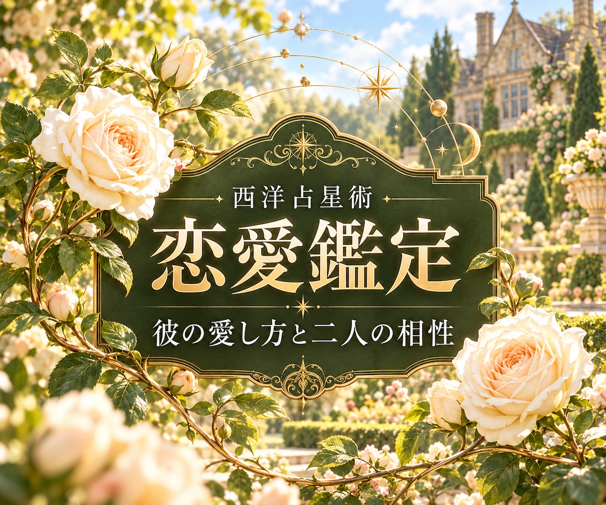 西洋占星術で彼の愛し方と二人の相性を読みます 言葉にならない違いを知り、恋を心地よく育てる イメージ1